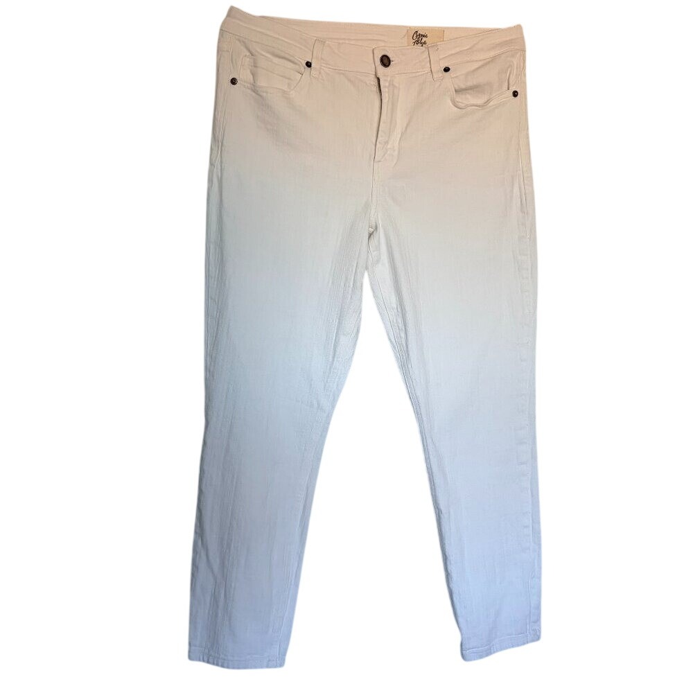 Cosmic Blue Love Jeans Size 31 White
